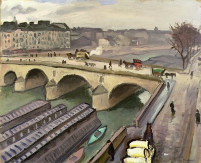 El Sena en París, c.1907 (óleo sobre lienzo) de Albert Marquet