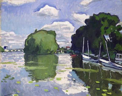 El Sena en Poissy de Albert Marquet