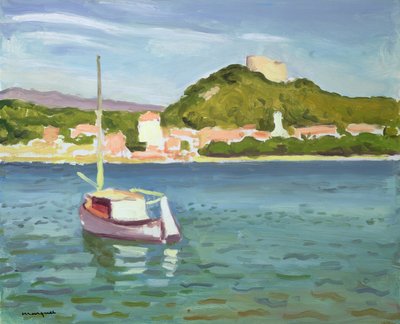 Vista de Porquerolles de Albert Marquet