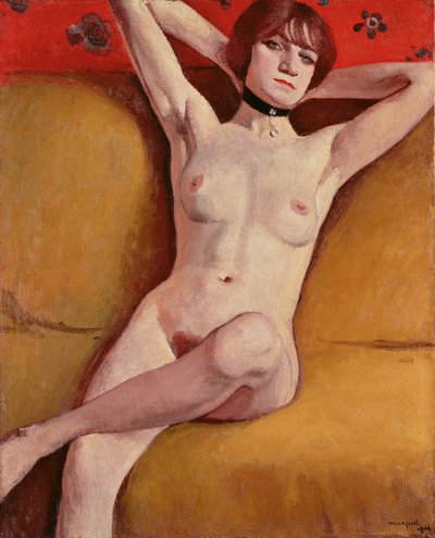 Mujer en un diván de Albert Marquet