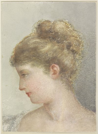 Cabeza de mujer, de perfil a la izquierda de Albert Martin