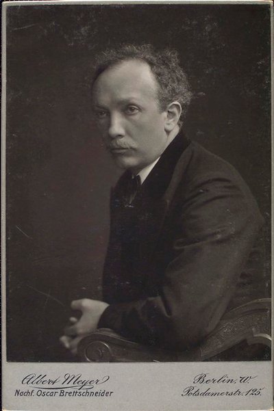 Richard Strauss, compositor alemán, finales del siglo XIX o principios del siglo XX de Albert Meyer
