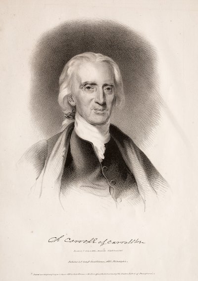Charles Carroll de Carrollton, Maryland, 1832 de Albert Newsam