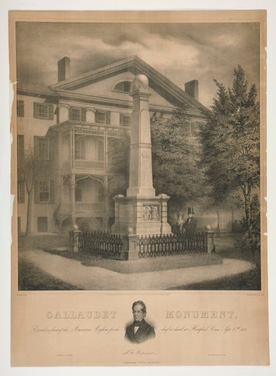 Monumento a Gallaudet de Albert Newsam