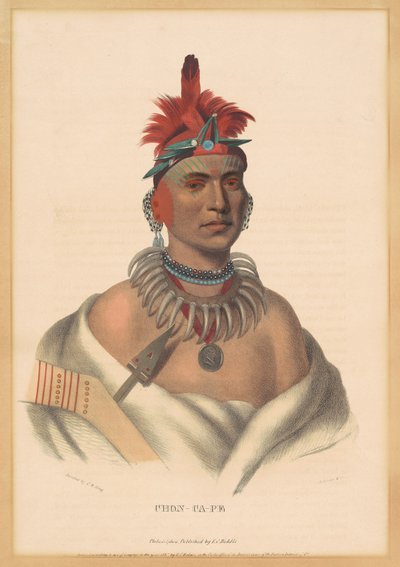 Chon-Ca-Pe de Albert Newsam, after Henry Inman, after Charles Bird King