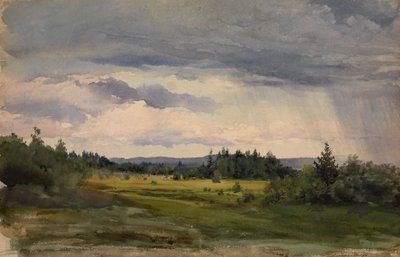 Paisaje de Albert Nikolaevich Benois