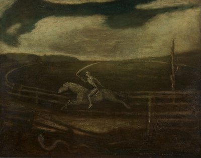La Pista de Carreras, o La Muerte en un Caballo Pálido, c.1896-1908 de Albert Pinkham Ryder