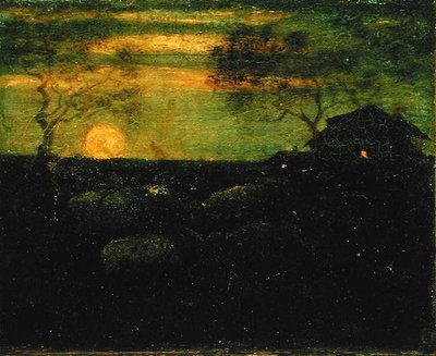 El redil, finales de 1870 de Albert Pinkham Ryder