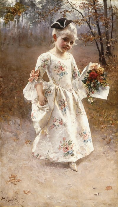 La pequeña florista de Albert Raudnitz