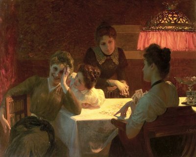 El oráculo del amor, c.1900 de Albert Ritzberger