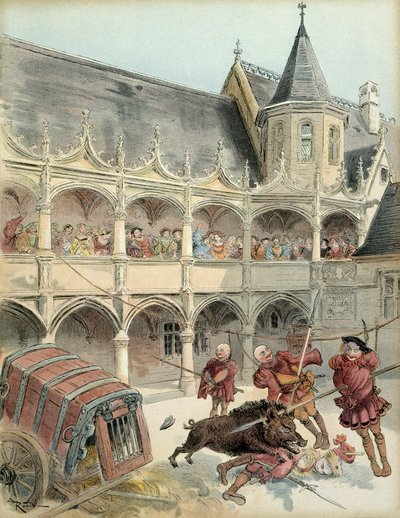 El jabalí de Amboise de Albert Robida