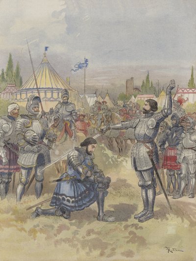 Bayard armando caballero a Francisco I de Albert Robida