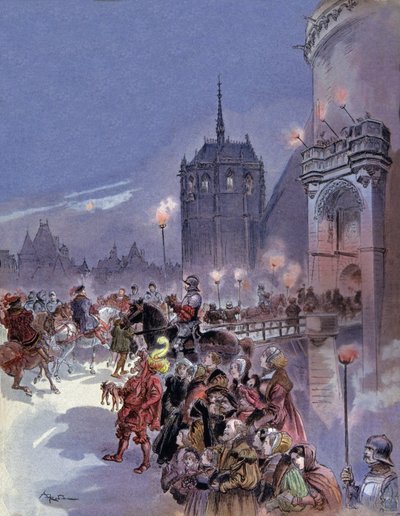 Carlos V y Francisco I de Albert Robida