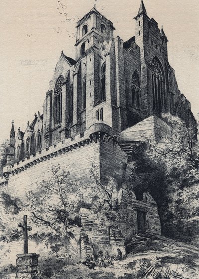 Colegiata de Notre-Dame de Lamballe en Lamballe en el departamento francés de Côtes-d