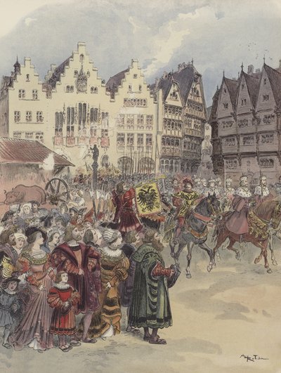 Elección al Imperio (28 de junio de 1519) de Albert Robida