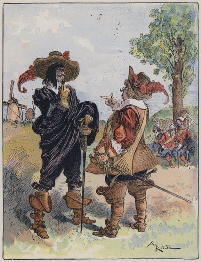Ilustración para Le Capitaine Bellormeau por y ilustrado por A Robida de Albert Robida