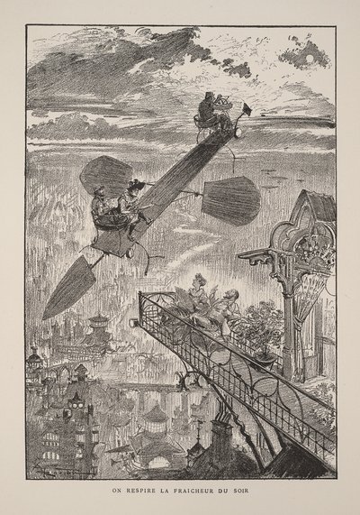 Ilustración para Le vingtième siècle: La vie électrique de Albert Robida