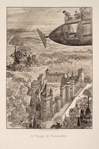 Ilustración para Le vingtième siècle: La vie électrique de Albert Robida