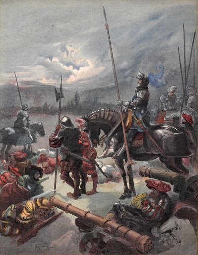 En la noche de Marignan, ilustración de 