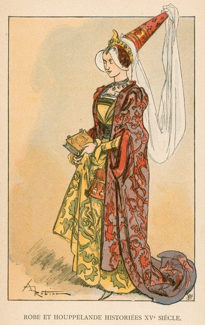Robe et Houppelande Historiees Siglo XV de Albert Robida