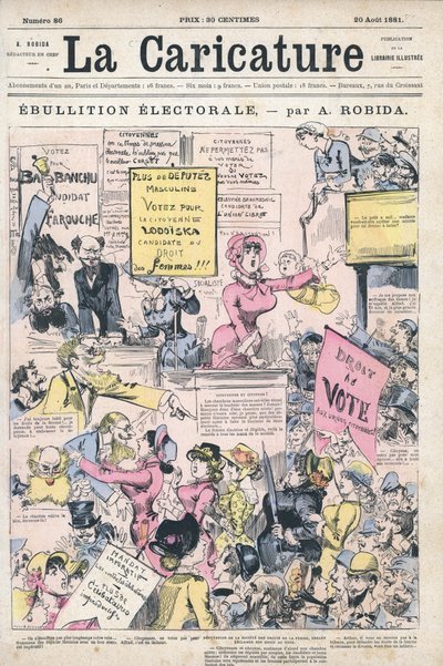 Campaña electoral en ebullición de Albert Robida