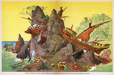 Simbad el marino de Albert Robida