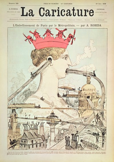 La mejora de París por el Metro, de 