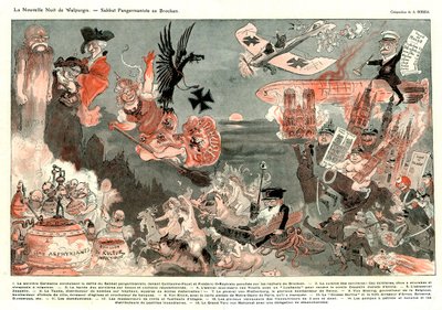 La nueva Noche de Walpurgis: Sabbat germánico en el Brocken de Albert Robida