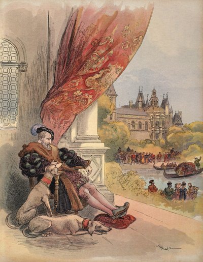 Los últimos días de Francisco I, ilustración de 