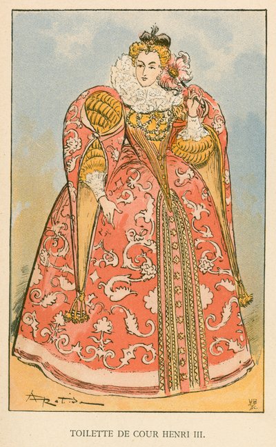 Toilette de Cour Henri III de Albert Robida
