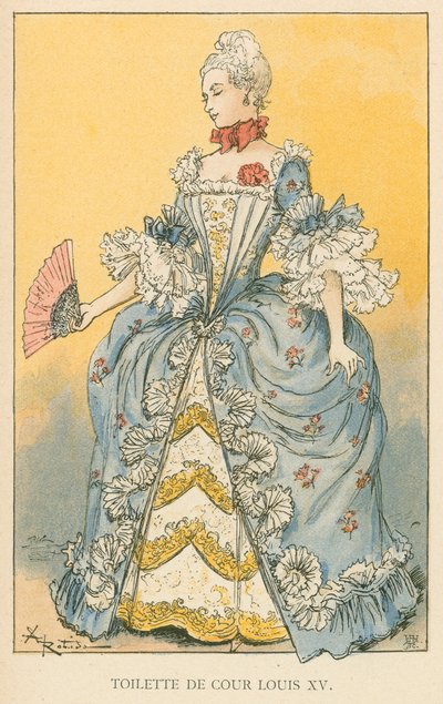 Toilette de Cour Louis XV de Albert Robida