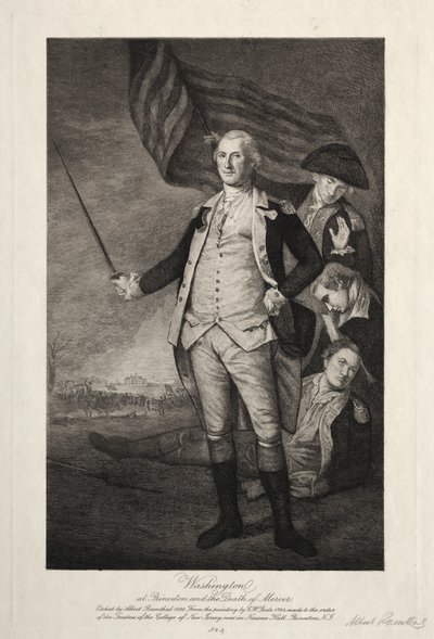 George Washington en Princeton de Albert Rosenthal