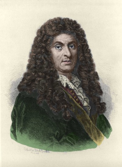 Retrato de Henry Purcell (1659-1695), compositor inglés basado en el dibujo de Albert Rosenthal de Albert Rosenthal