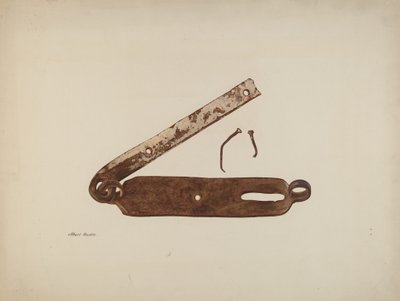 Cerradura de la puerta de "Kennedy Farm" de Albert Rudin