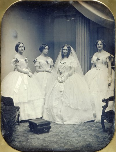 Una novia y sus damas de honor de Albert Sands Southworth