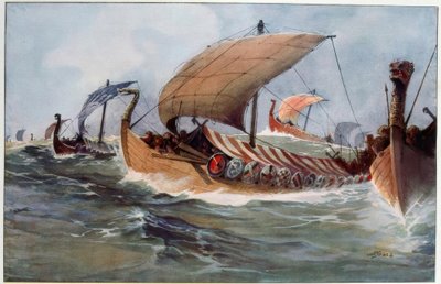 Drakkar. Navíos vikingos a vela de Albert Sébille
