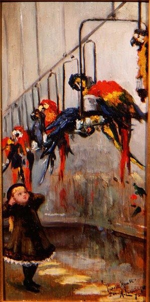 La Casa del Loro, Zoológico de Londres de Albert Snr. Ludovici