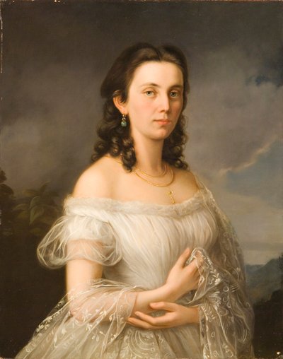 Albert Theer (1815-1902) - Princesa Julia de Liechtenstein (1817-1895), de soltera Condesa Potocki de Albert Theer