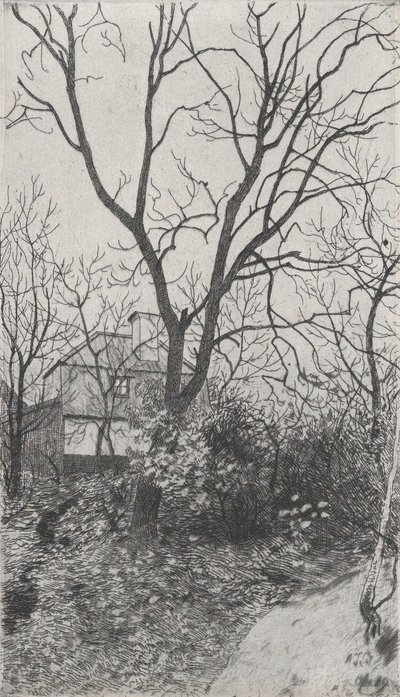Otoño, de la cartera de la Sociedad Sueca de Grabado de Bellas Artes de Albert Theodor Gellerstedt