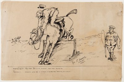 Caricatura de la Primera Guerra Mundial, 22 de septiembre de 1917 de Albert Warbrick