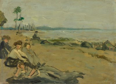 Playa de baño de Albert Weisgerber