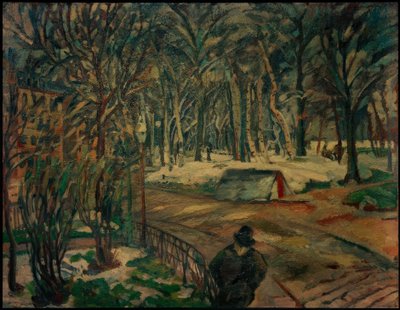 En el Jardín Inglés de Albert Weisgerber