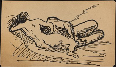 Desnudo Reclinado de Albert Weisgerber