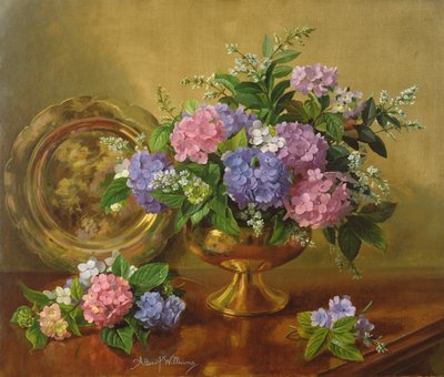 Hidrangeas y lilas AB2112 de Albert Williams
