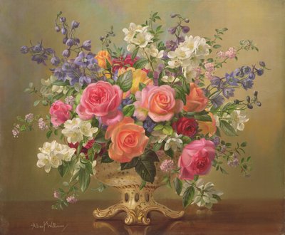 Un arreglo de flores de junio de Albert Williams