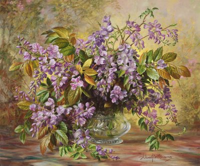 Encantadora glicinia de junio de Albert Williams