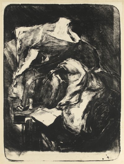 El maletín y sombrero del Dr. Gladstone, c.1900 de Albert de Belleroche