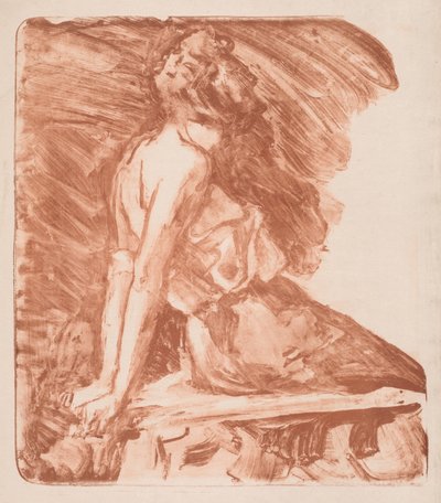 Mujer con las manos a la espalda de Albert de Belleroche