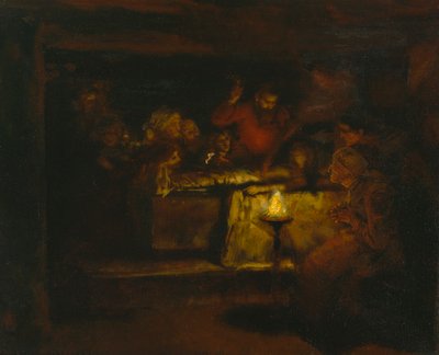 La crianza de la hijita de Jairi de Albert von Keller