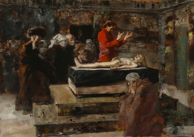 La crianza de la hijita de Jairi de Albert von Keller